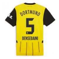 Borussia Dortmund Ramy Bensebaini #5 Hjemmedrakt 2024-25 Kortermet